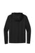 Sport-Tek ST856 Mens Sport-Wick Stretch 1/4 Zip Hooded Sweatshirt Hoodie Black Flat Back