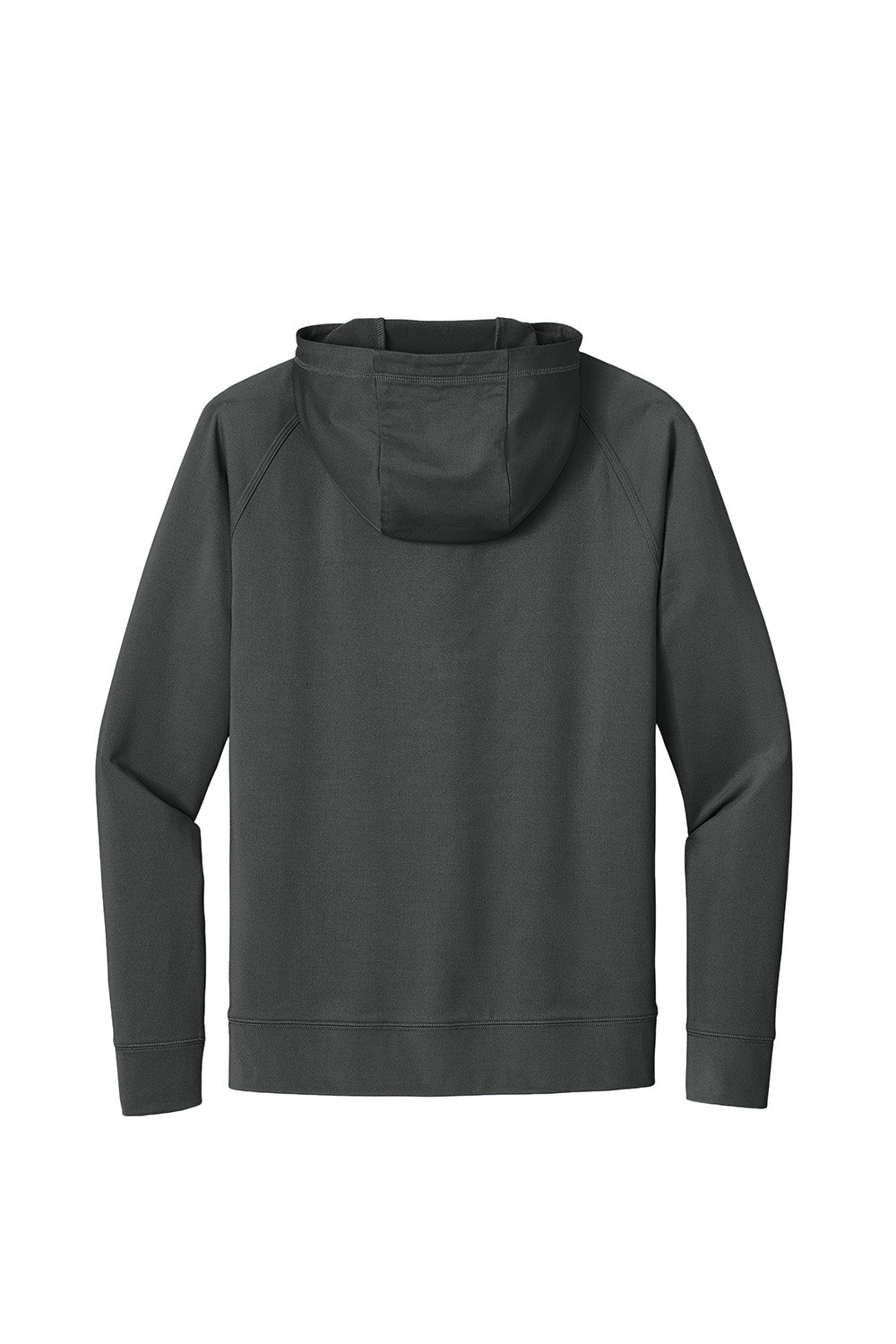 Sport-Tek ST856 Mens Sport-Wick Stretch 1/4 Zip Hooded Sweatshirt Hoodie Charcoal Grey Flat Back