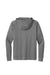 Sport-Tek ST856 Mens Sport-Wick Stretch 1/4 Zip Hooded Sweatshirt Hoodie Heather Charcoal Grey Flat Back