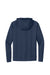 Sport-Tek ST856 Mens Sport-Wick Stretch 1/4 Zip Hooded Sweatshirt Hoodie True Navy Blue Flat Back