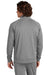 Sport-Tek ST857 Mens Sport-Wick Stretch Full Zip Cadet Jacket Heather Charcoal Grey Model Back