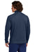 Sport-Tek ST857 Mens Sport-Wick Stretch Full Zip Cadet Jacket True Navy Blue Model Back