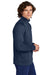 Sport-Tek ST857 Mens Sport-Wick Stretch Full Zip Cadet Jacket True Navy Blue Model Side