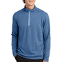 Sport-Tek Mens Sport-Wick Moisture Wicking 1/4 Zip Sweatshirt - Dawn Blue