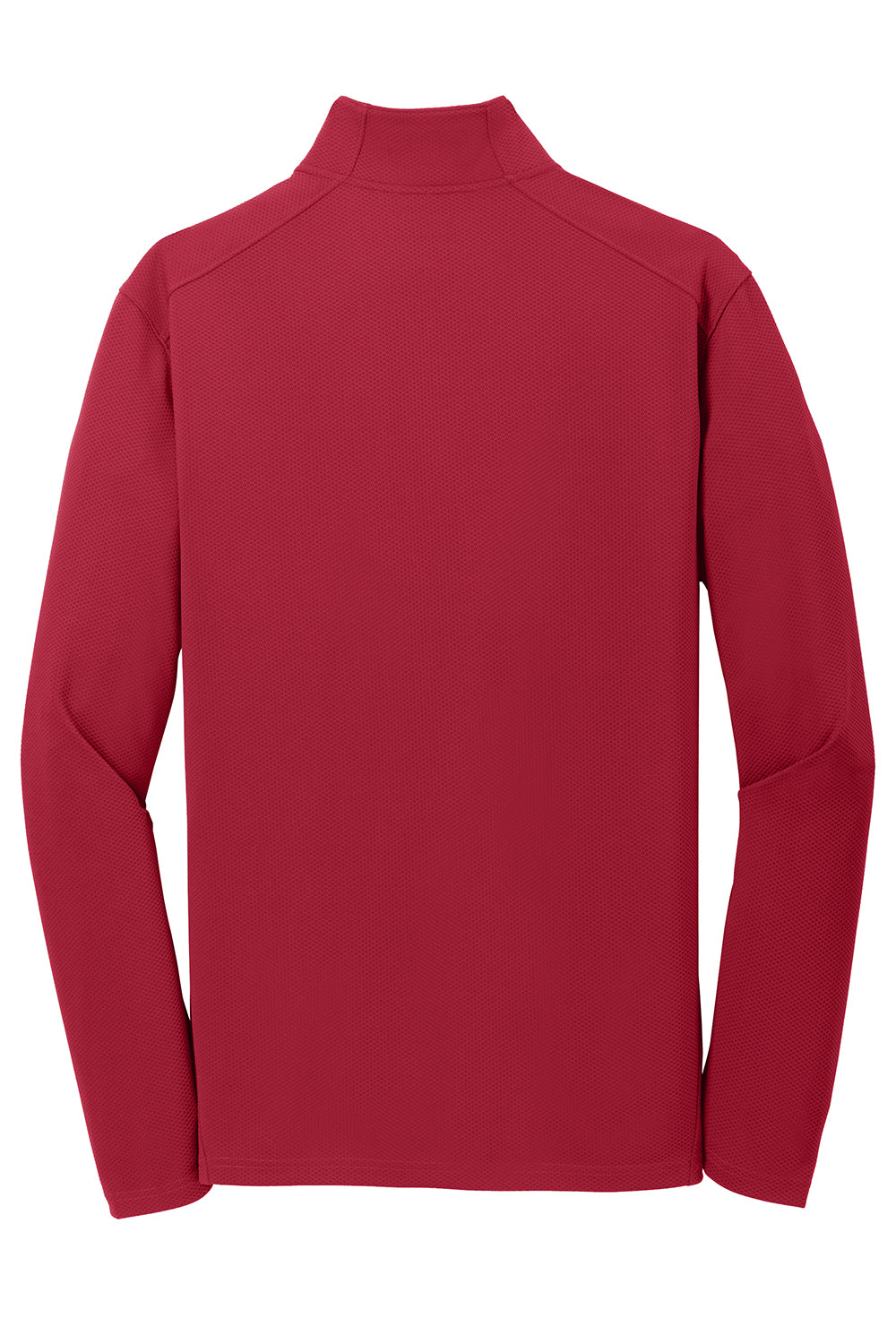 Sport-Tek ST860 Mens Sport-Wick Moisture Wicking 1/4 Zip Sweatshirt Deep Red Flat Back