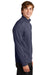 Sport-Tek ST860 Mens Sport-Wick Moisture Wicking 1/4 Zip Sweatshirt True Navy Blue Model Side