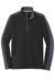 Sport-Tek ST861 Mens Sport-Wick Moisture Wicking 1/4 Zip Sweatshirt Black/Iron Grey Flat Front