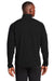 Sport-Tek ST861 Mens Sport-Wick Moisture Wicking 1/4 Zip Sweatshirt Black/Iron Grey Model Back