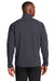 Sport-Tek ST861 Mens Sport-Wick Moisture Wicking 1/4 Zip Sweatshirt Iron Grey/Black Model Back