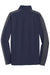 Sport-Tek ST861 Mens Sport-Wick Moisture Wicking 1/4 Zip Sweatshirt True Navy Blue/Iron Grey Flat Back