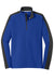 Sport-Tek ST861 Mens Sport-Wick Moisture Wicking 1/4 Zip Sweatshirt True Royal Blue/Black Flat Front