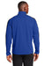 Sport-Tek ST861 Mens Sport-Wick Moisture Wicking 1/4 Zip Sweatshirt True Royal Blue/Black Model Back