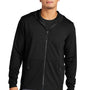 Sport-Tek Mens Circuit Full Zip Hooded Sweatshirt Hoodie - Deep Black