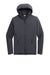 Sport-Tek ST870 Mens Circuit Full Zip Hooded Sweatshirt Hoodie Graphite Grey Flat Front