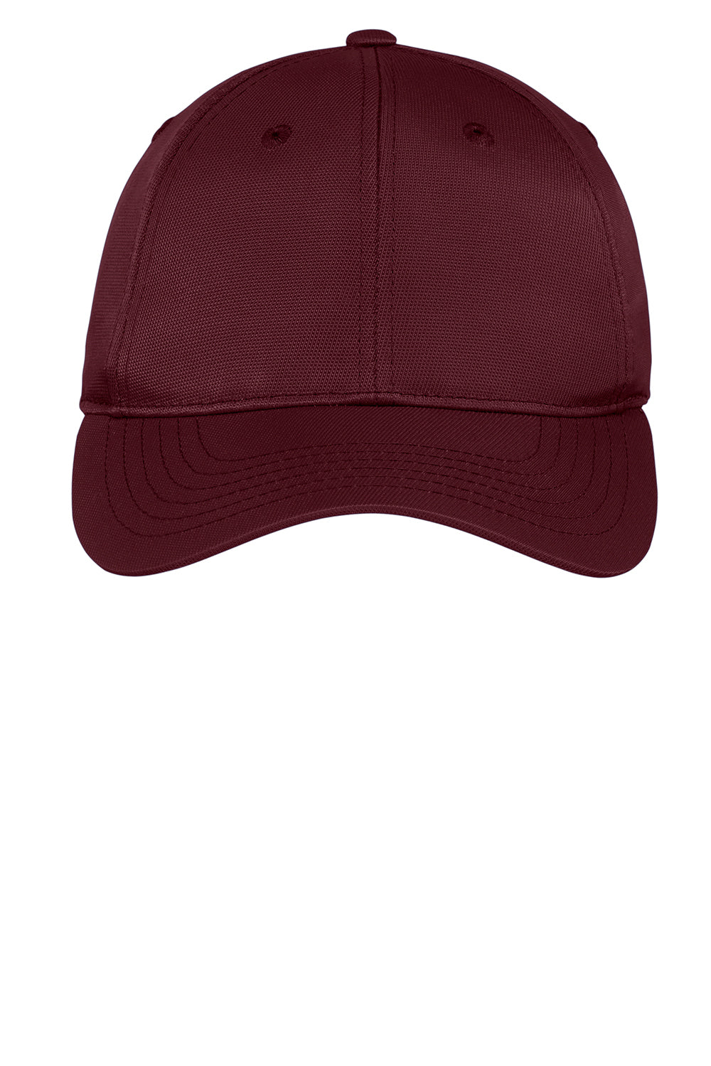 Sport-Tek STC10 Dry Zone Moisture Wicking Adjustable Hat Maroon Flat Front