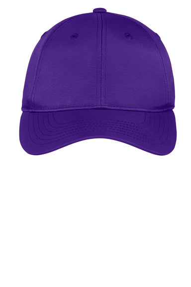 Sport-Tek STC10 Dry Zone Moisture Wicking Adjustable Hat Purple Flat Front