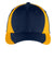 Sport-Tek STC11 Dry Zone Moisture Wicking Adjustable Hat True Navy Blue/Gold Flat Front