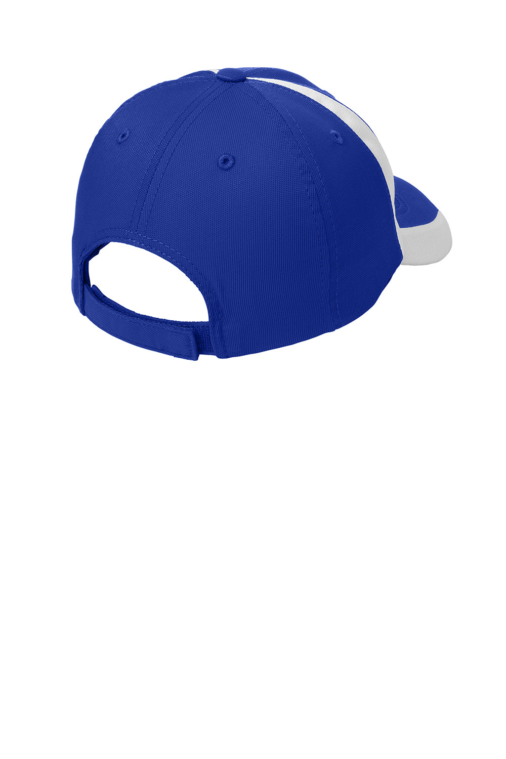 Sport-Tek STC11 Dry Zone Moisture Wicking Adjustable Hat True Royal Blue/White Flat Back