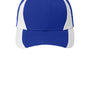 Sport-Tek Mens Dry Zone Moisture Wicking Adjustable Hat - True Royal Blue/White