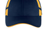 Sport-Tek Mens Dry Zone Moisture Wicking Adjustable Hat - True Navy Blue/Gold