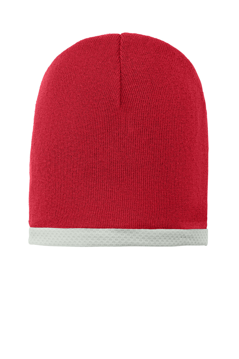 Sport-Tek STC15 Performance Moisture Wicking Knit Beanie True Red Flat Front