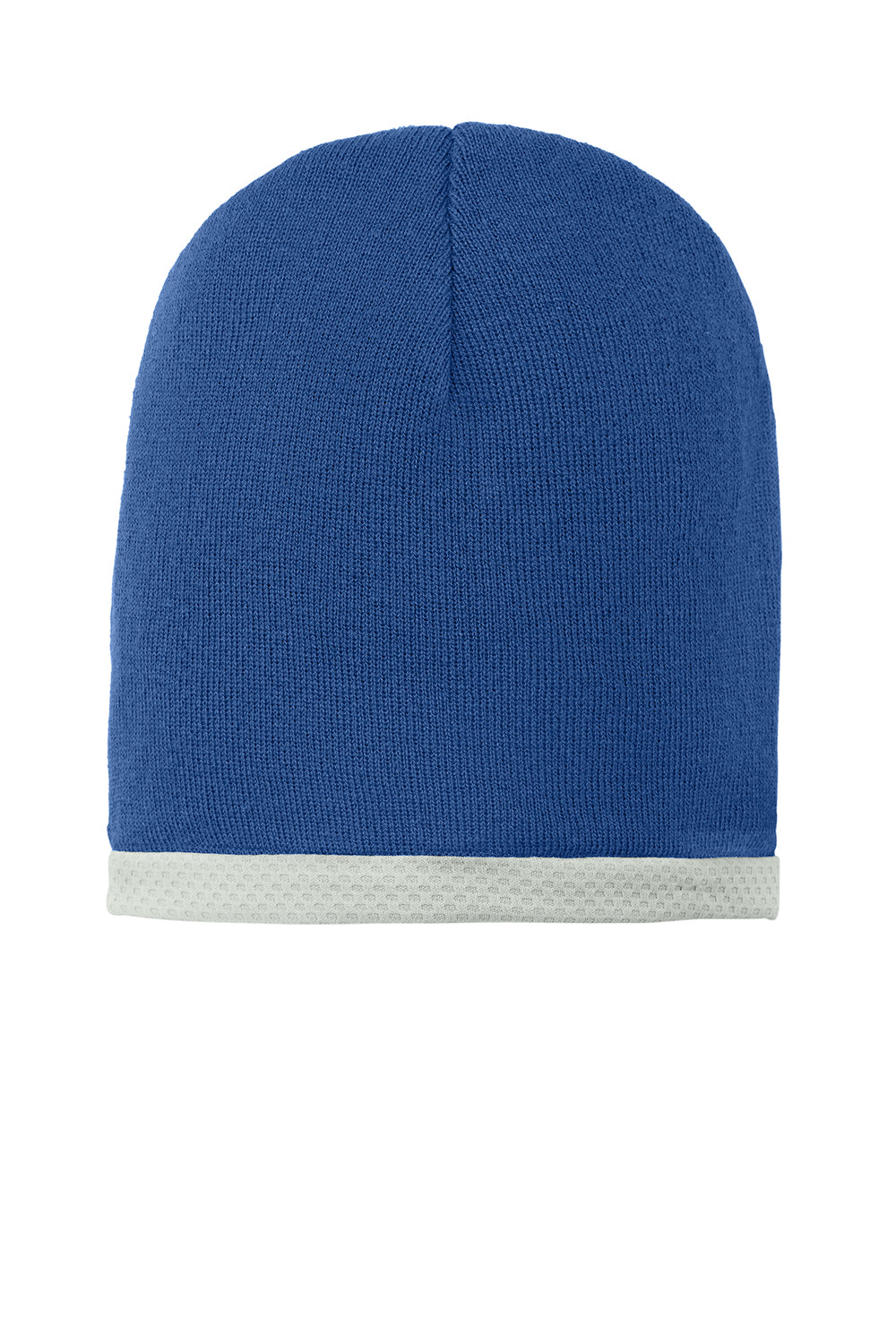 Sport-Tek STC15 Performance Moisture Wicking Knit Beanie True Royal Blue Flat Front