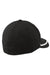 Sport-Tek STC16 Moisture Wicking Stretch Fit Hat Black/White Flat Back