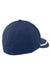 Sport-Tek STC16 Moisture Wicking Stretch Fit Hat True Navy Blue/White Flat Back