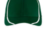 Sport-Tek Mens Moisture Wicking Stretch Fit Hat - Forest Green/White