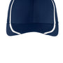 Sport-Tek Mens Moisture Wicking Stretch Fit Hat - True Navy Blue/White