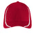 Sport-Tek STC16 Moisture Wicking Stretch Fit Hat True Red/White Flat Front