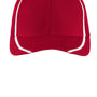 Sport-Tek Mens Moisture Wicking Stretch Fit Hat - True Red/White