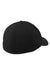 Sport-Tek STC17 Moisture Wicking Stretch Fit Hat Black Flat Back