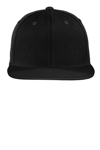 Sport-Tek STC19 Adjustable Hat Black Flat Front