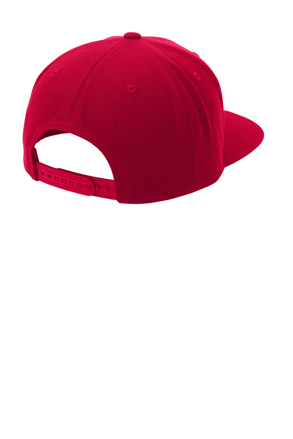 Sport-Tek STC19 Mens Adjustable Hat Deep Red Flat Back