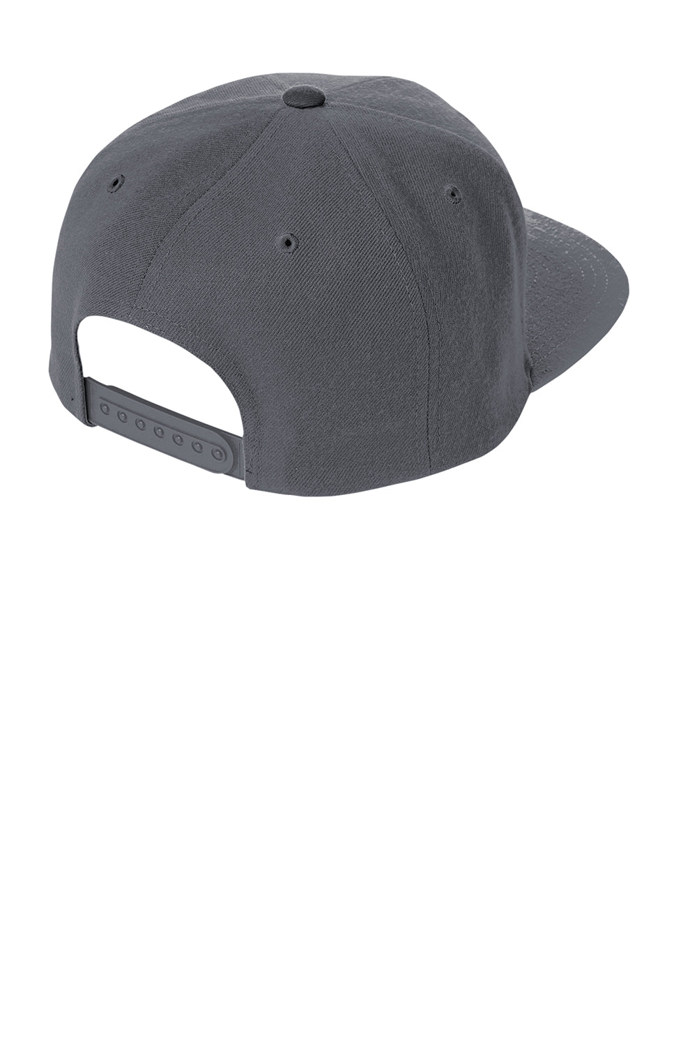 Sport-Tek STC19 Adjustable Hat Graphite Grey Flat Back