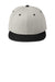 Sport-Tek STC19 Adjustable Hat Heather Grey/Black Flat Front