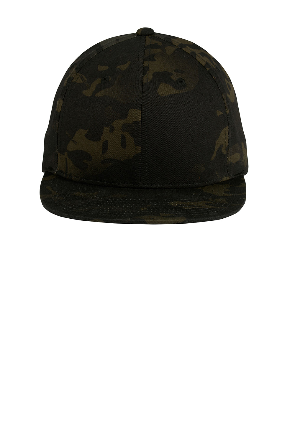 Sport-Tek STC19 Adjustable Hat Multicam Black Flat Front