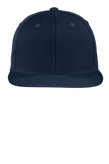 Sport-Tek STC19 Adjustable Hat True Navy Blue Flat Front