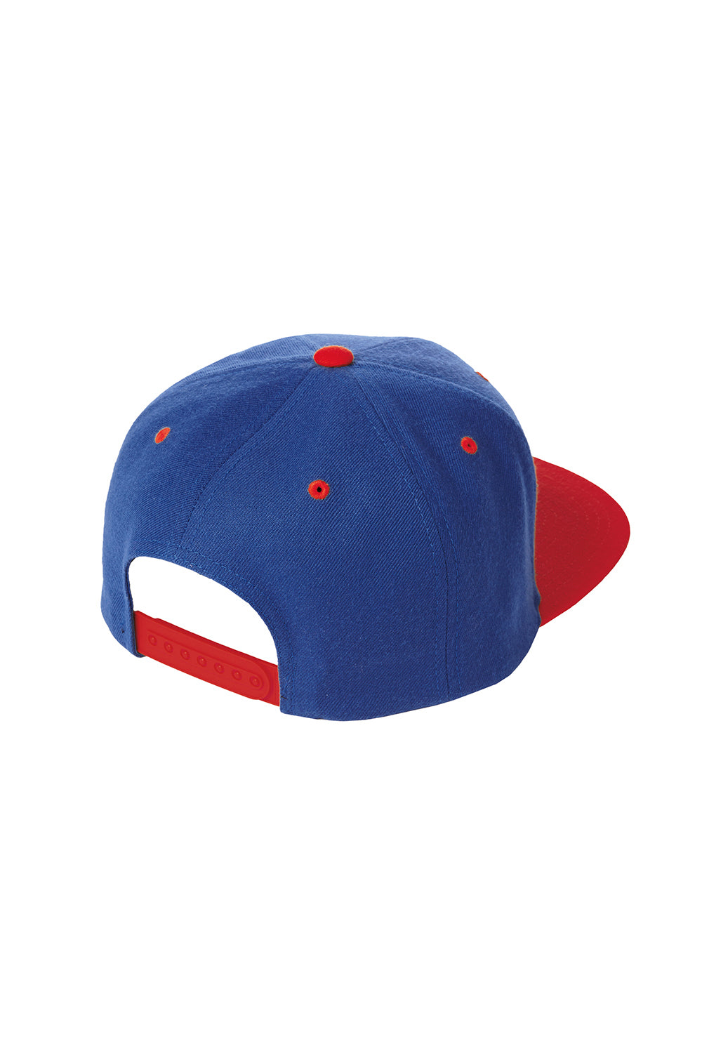 Sport-Tek STC19 Adjustable Hat True Royal Blue/True Red Flat Back