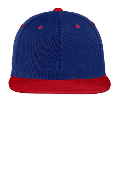 Sport-Tek STC19 Adjustable Hat True Royal Blue/True Red Flat Front