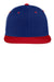 Sport-Tek STC19 Adjustable Hat True Royal Blue/True Red Flat Front