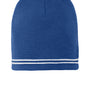 Sport-Tek Mens Spectator Beanie - True Royal Blue/White