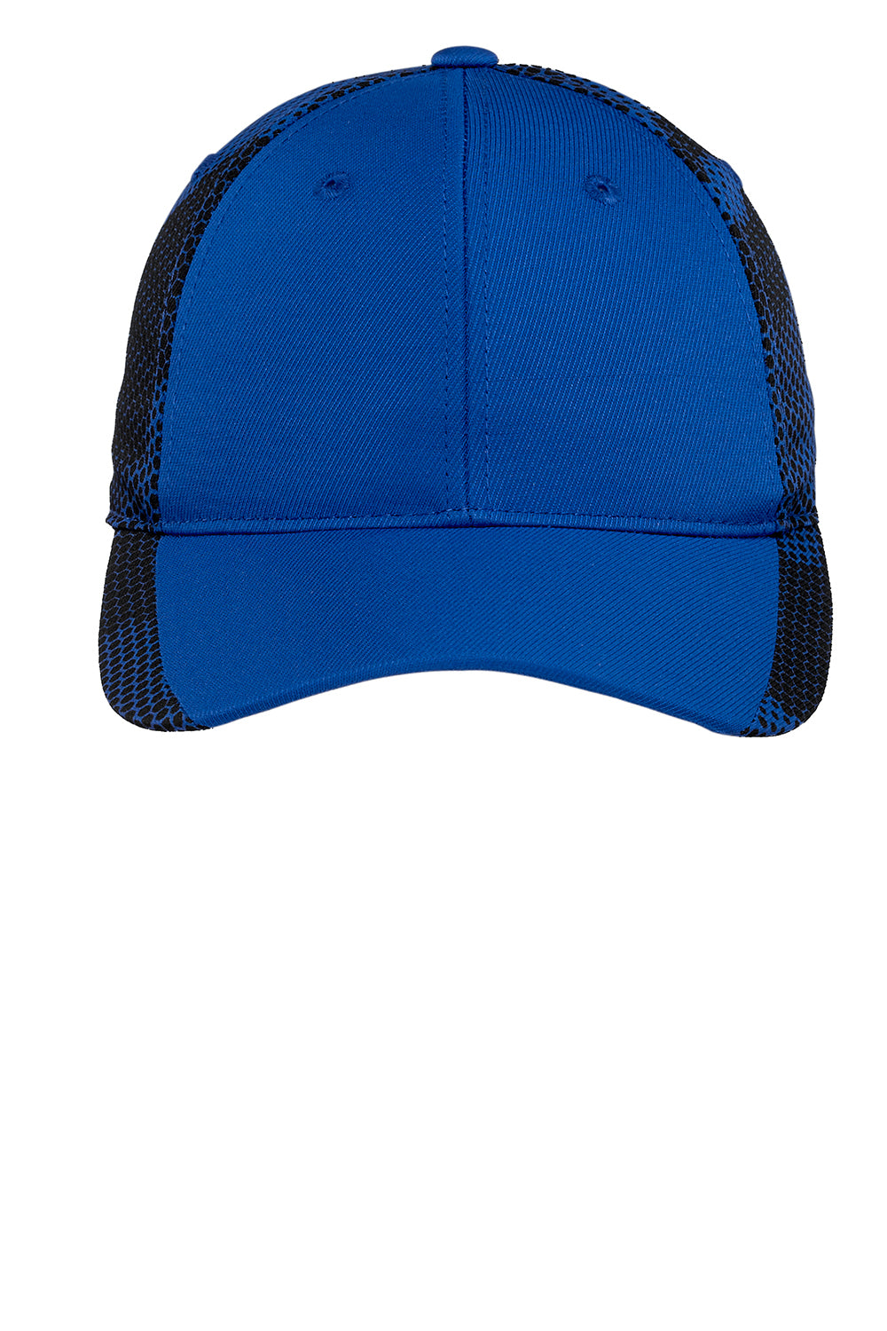 Sport-Tek STC23 CamoHex Moisture Wicking Adjustable Hat True Royal Blue Flat Front