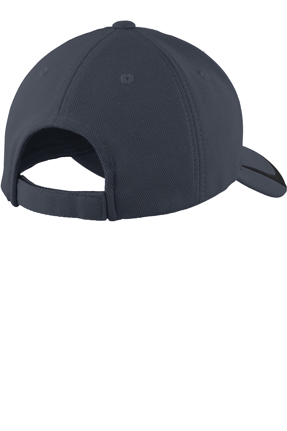 Sport-Tek STC24 Moisture Wicking Adjustable Hat Graphite Grey/Black Flat Back