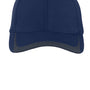 Sport-Tek Mens Moisture Wicking Adjustable Hat - True Navy Blue/Graphite Grey