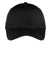 Sport-Tek STC26 Moisture Wicking Adjustable Hat Black Flat Front