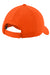 Sport-Tek STC26 Moisture Wicking Adjustable Hat Neon Orange Flat Back