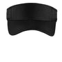 Sport-Tek Mens Moisture Wicking RacerMesh Adjustable Visor - Black