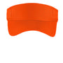 Sport-Tek Mens Moisture Wicking RacerMesh Adjustable Visor - Neon Orange